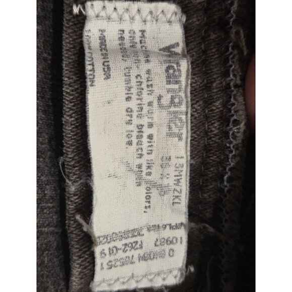 Vtg Wrangler Brown Denim Jeans 35x35 Straight Leg USA Zip Fly Faded - Picture 7 of 11